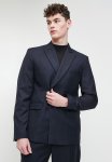 Superbalist Double Breasted Slim Fit Jacket - Navy Pinstripe