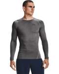 Men's Heatgear Armour Long Sleeve - Carbon HEATHER-090 XS