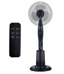 Alva Air 40CM Pedestal Mist Fan With Remote Black