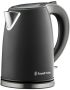 Hobbs Stainless Steel Electric Kettle Black 1.7 Litre