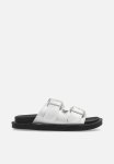 PoP Candy Double Buckle Slides - Silver