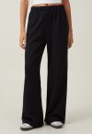 Cotton On Classic Fleece Wide Leg Sweatpant - Black