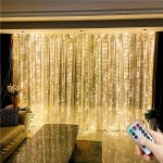 Enchanting LED Fairy Curtain Lights - USB Powered With Remote Control Perfect For Weddings Birthdays & Holiday Decor Available I