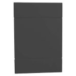 Veti 2 Blank Cover Plate Charcoal 50X100MM