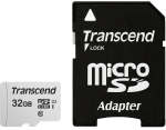 Transcend 300S 32GB Micro Sd UHS-1 U1 CLASS10 - Read 95MB S - Write 45MB S With Adaptor -tlc