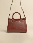 Vega Leather Shopper Tote