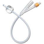 Hospital Supplies ASF1205 All Silicone Catheter 2-WAY Fg 12 X 5ML Foleys