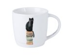 Maxwell & Williams Marc Martin Feline Friends Porcelain Mug 400ML Well Read Cat