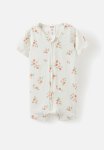Cotton On The Short Sleeve Zip Romper - Vanilla sweet Floral