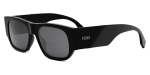 FENDI Black Acetate FE40156I 5401A Sunglasses - Black