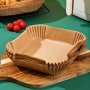 Disposable Air Fryer Liners 16.0CM - Square Paper Liner Pots For Mess-free Cooking - Oven And Air Fryer Accessories