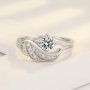 1pc New Trendy Angel Wings Ring For Men Creative Men's Ring Couple Ring For Men And Women