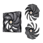 Tt Fan Swafan GT14 PC Cooling Fan 1 PACK FAN 14025 PWM 500 2000RPM BLACK