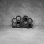 Small Standing Wine Display - Matt Black