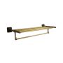 Vintage Bathroom Shelf - Bronze Brass - Antique A-33