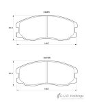 Stone Brake Pad Set Front SP38680