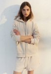 Zip-through Hoodie - Natural White