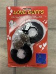 Black Fur Handcuffs