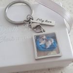 CAS102616 - Personalized Photo Keyring Stainless Steel