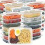 10PCS 22OZ Reusable Meal Prep Containers With Lids - Leakproof Bpa-free Plastic Food Storage Boxes For Healthy Meals & To-go Lunches