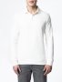 Polo Mens Essential Pique Long Sleeve Golfer In Whute - White / 3XL