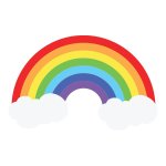 Rainbow Stickers Pack Of 8