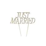Just Married Cake Topper
