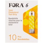 Fora 6 Connect Total Cholestrol Strips 10S