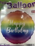 18 Inch Multi Color Foil Hbd