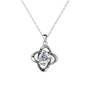 Cel Sta 925 Sterling Silver 1.00CT Moissanite Eternal Light Necklace