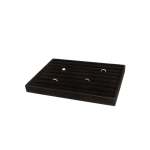 Black Velvet Open Ring Tray - Large