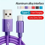 USB Type C Cable For Fast And Safe Charging Suitable For Samsung Redmi Oneplus Mobile Phone Charging Cables With A Length Of 1M