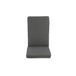 Patio Cushion Chair High Back Reseat 100% Recycled 120X49X5CM Anthr
