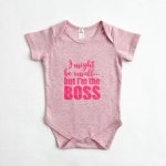 I’m The Boss Babygrow 3-6 Months