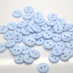100 Pcs Assorted Colors Resin Buttons - Two-hole Round Sewing Buttons For Diy Crafts Scrapbooking Clothing - Multicolor Pack Of
