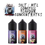 8 Ball Mtl nic Salt Flavour Shots 15ML 30ML
