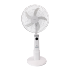 Midea 18INCH White Rechargeable Fan