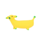 Banana Dog Squishy Toy