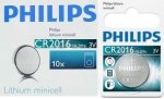 Philips Minicells Battery CR2016 Lithium Sold As Box Of 10