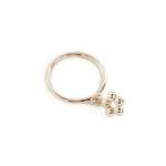 The Quinque Charm Ring In Yellow Gold - N