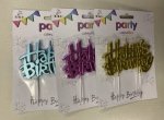 Happy Birthday Cake Topper