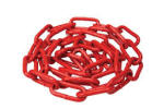 Chainlink Post Metal Red & White Post Only 1.5M