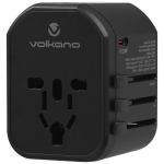 Volkano Worldwide Series Travel Adapter Pd 25W + Qc VK-8018-BK V2