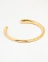 Goldair Gold Organic Open Wrist Cuff