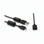 Manhattan 1M Micro USB Male To Female Extension Cable - 480 Mbps - 2 Pack