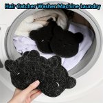 2 4 8PCS Laundry Hair Sticky Sponge For Washing Machine Reusable Pet Hair Remover Laundry Sponge Anti-winding Cleaning Sponge Ha