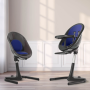 Mima Moon High Chair Black - Black / Royal Blue