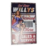 Automotive Art Board Vintage Service