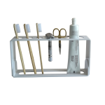 Long Tooth Brush Stand - White