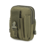 Outdoor Tactical Utility Bag Military Hip Waist Belt Compact Bag Molle Pouch - Green